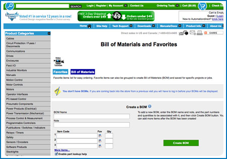 bill of materials